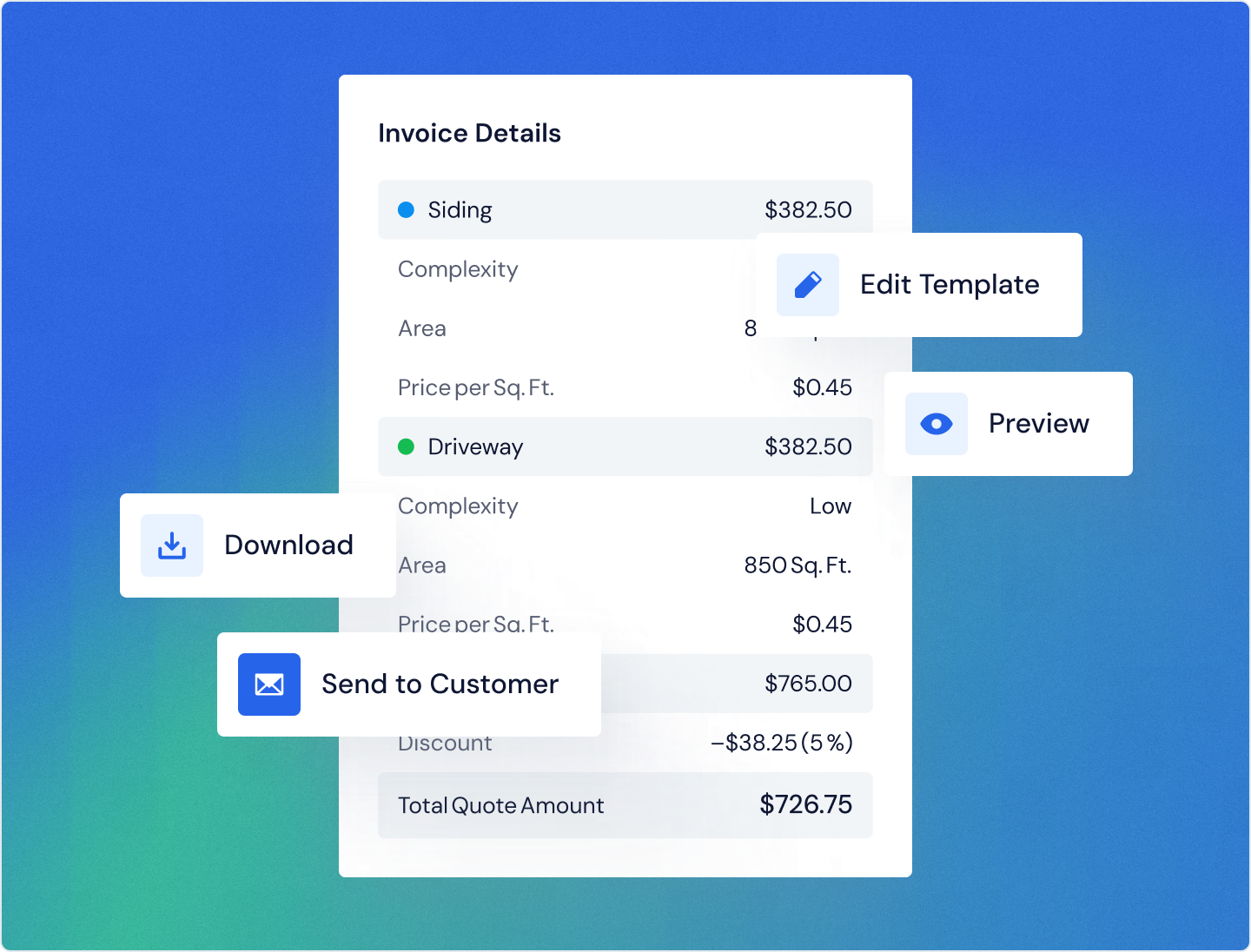 Seamless Invoicing preview